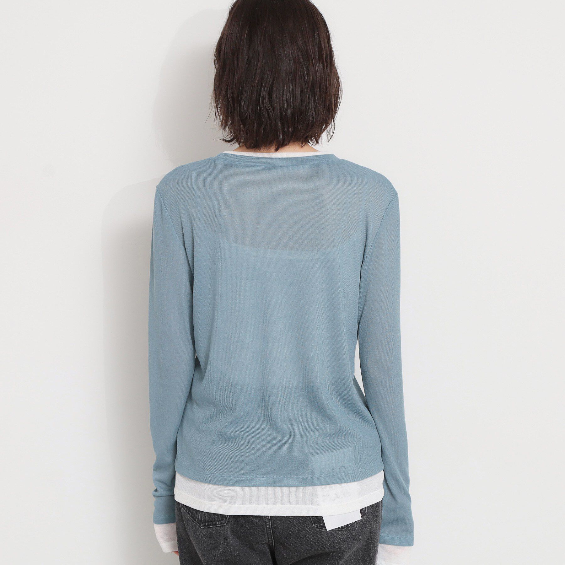 THE SHOP TK「配色テレコカットソー」|Tシャツ・カットソー|
