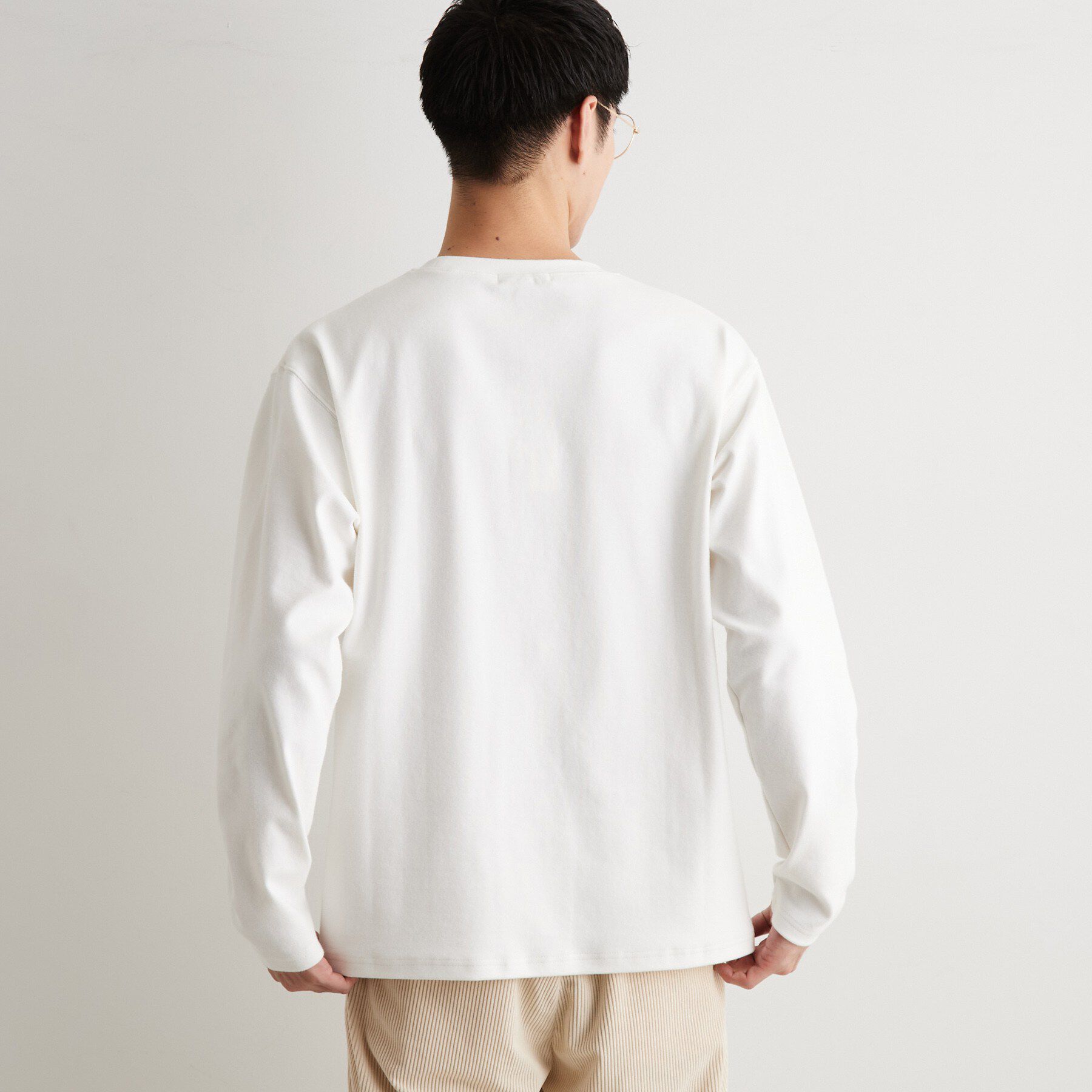 THE SHOP TK「【洗濯機OK】フロッキーロゴ 長袖Tシャツ」|Tシャツ・カットソー|