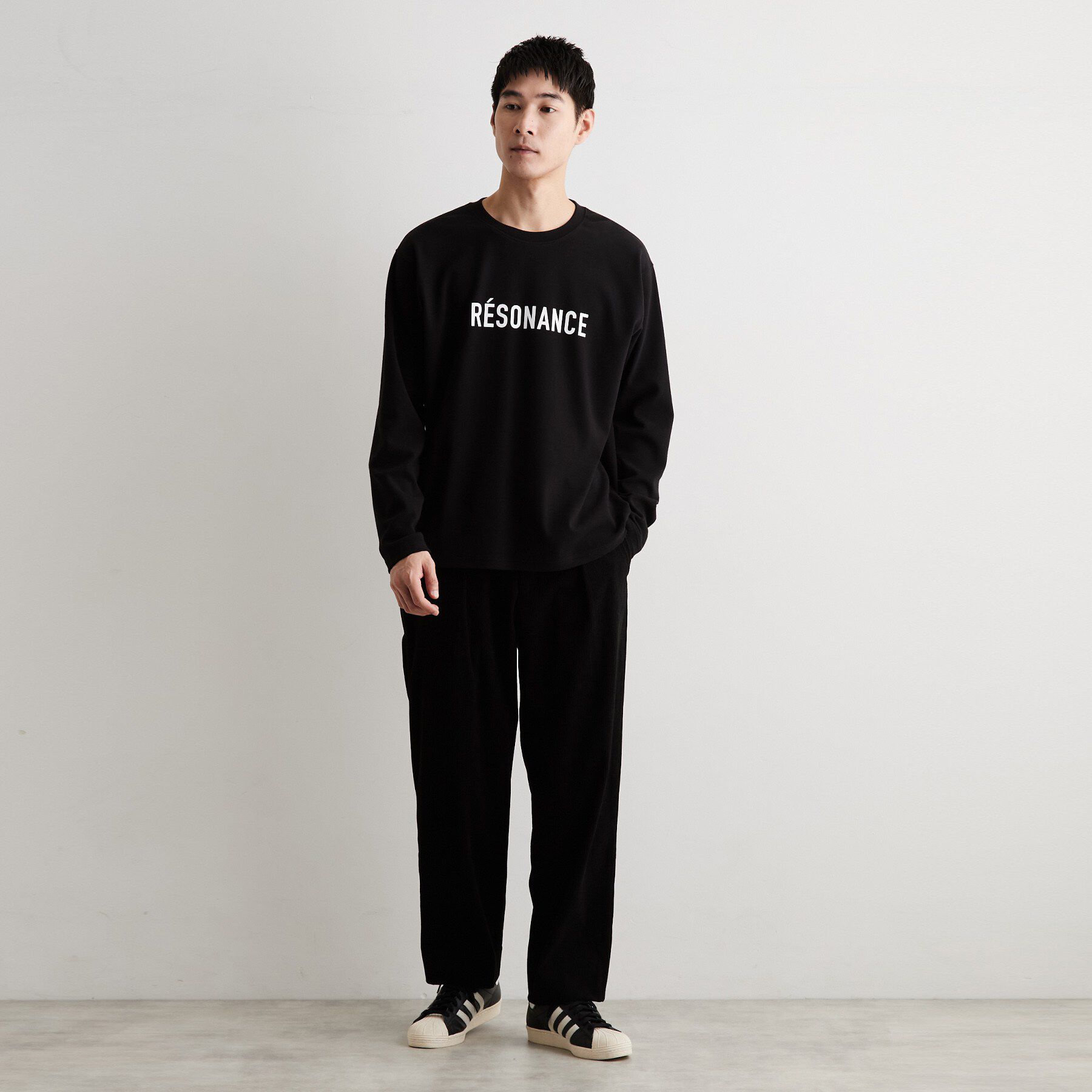 THE SHOP TK「【洗濯機OK】フロッキーロゴ 長袖Tシャツ」|Tシャツ・カットソー|