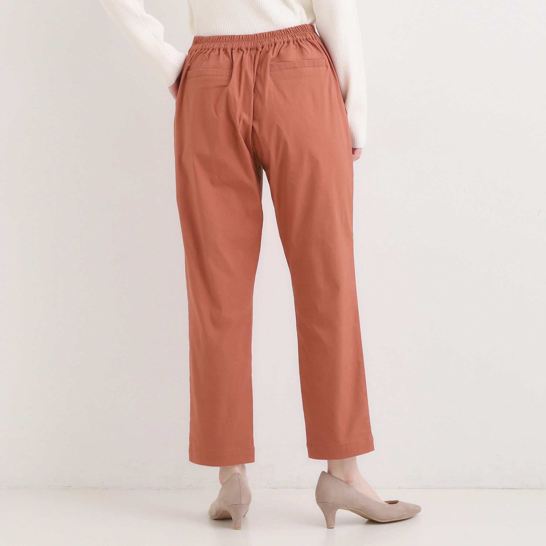 SHOO･LA･RUE「【高レビュー/洗濯機可/SS-LL】あったか裏起毛 のびのびストレッチ テーパードパンツ」|その他|