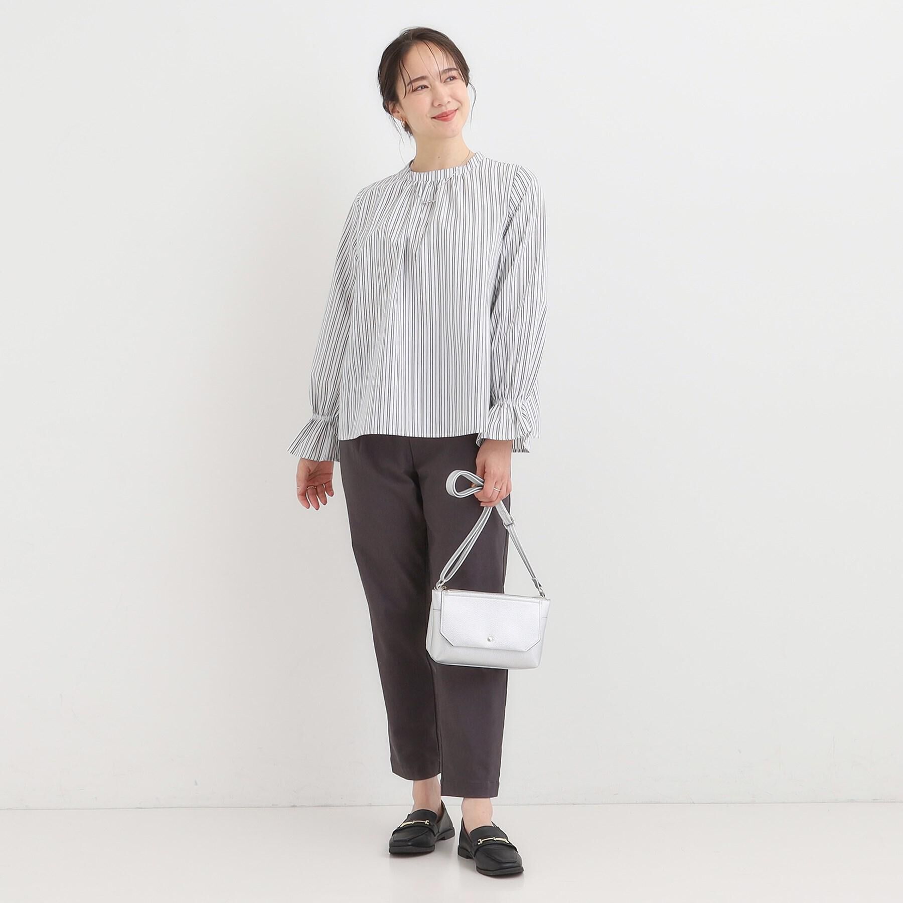 SHOO･LA･RUE「【高レビュー/洗濯機可/SS-LL】あったか裏起毛 のびのびストレッチ テーパードパンツ」|その他|