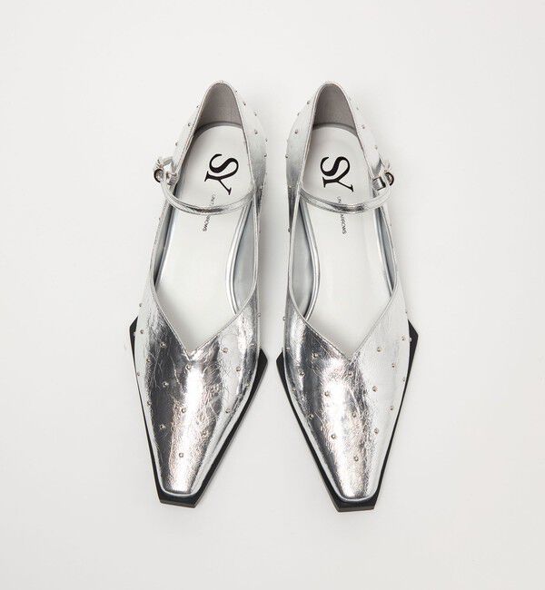 SY UNITED ARROWS「＜SY＞ ストラップドット パンプス40&uarr;」|パンプス|