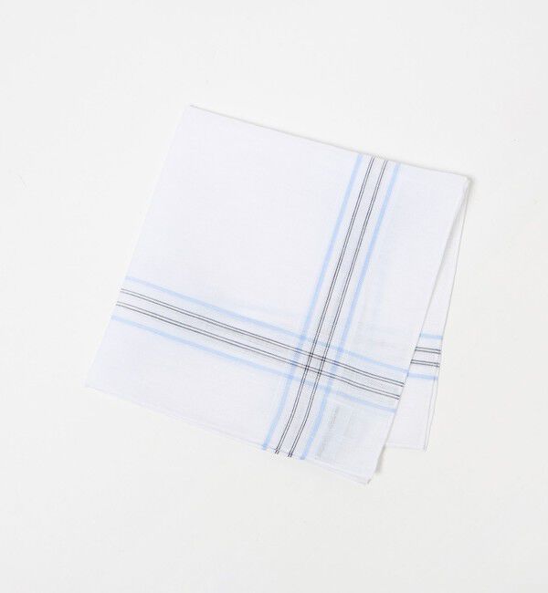UNITED ARROWS「＜SIMONNOT GODARD＞ARAN/ポケットチーフ」|ハンカチ|WHITE