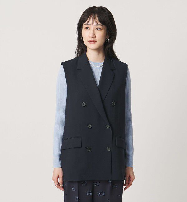UNITED ARROWS「drapy テーラード ミドル ベスト」|ベスト・ジレ|