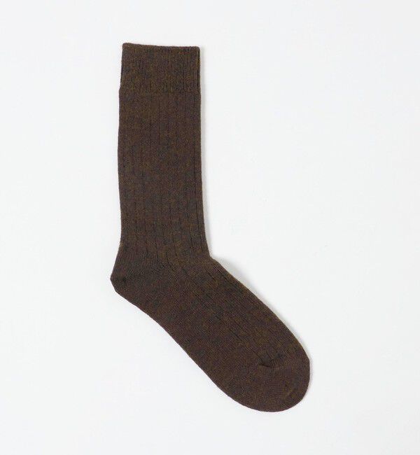 UNITED ARROWS「＜ROTOTO＞リブ ソックス」|ソックス|DK.BROWN