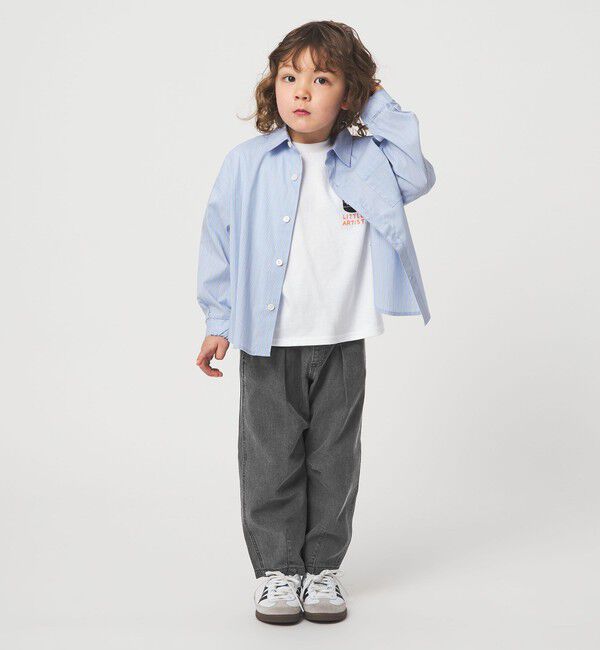 UNITED ARROWS green label relaxing「ストレッチ デニム カーブパンツ / キッズ  100cm-160cm - ストレッチ -」|デニム|