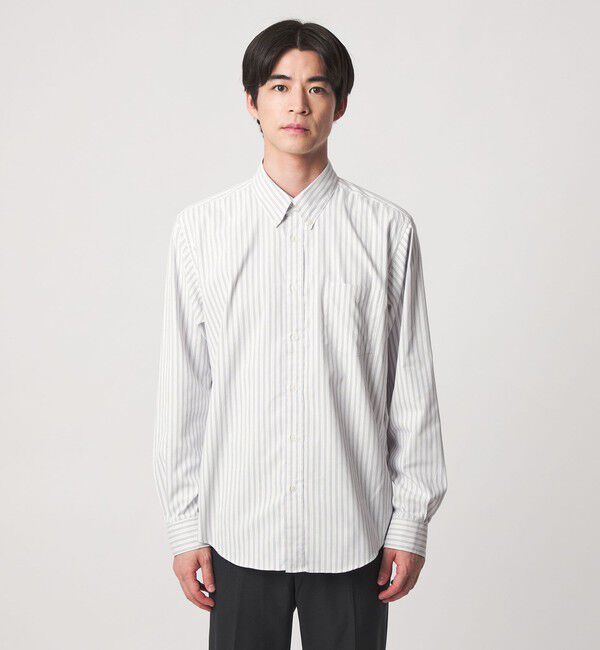 UNITED ARROWS green label relaxing「MULTI FUNCTION ピンオックス ボタンダウン 長袖シャツ -UVカット・吸水速乾・遮熱-」|シャツ・ブラウス|
