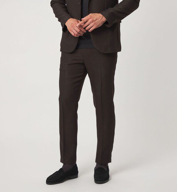 UNITED ARROWS green label relaxing「【WEB限定】JUST fit ヘリンボーン ナロー セットアップ ジャケット&パンツ」|スーツ|