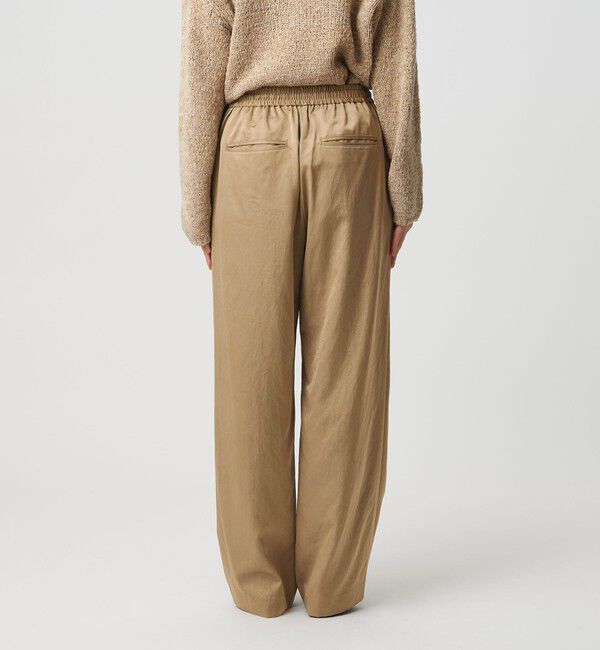 BEAUTY&YOUTH UNITED ARROWS「コットンレーヨンサテン ドローストワイドパンツ」|その他|