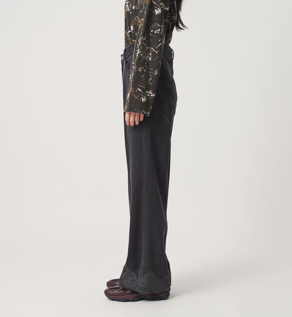 BEAUTY&YOUTH UNITED ARROWS「セルロース レース フレアデニムパンツ」|デニム|