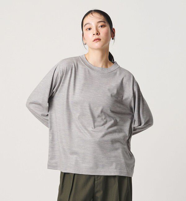 BEAUTY&YOUTH UNITED ARROWS「毛 ロングスリーブ プルオーバー」|Tシャツ・カットソー|