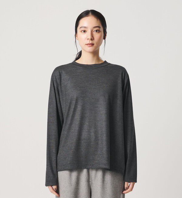 BEAUTY&YOUTH UNITED ARROWS「毛 ロングスリーブ プルオーバー」|Tシャツ・カットソー|