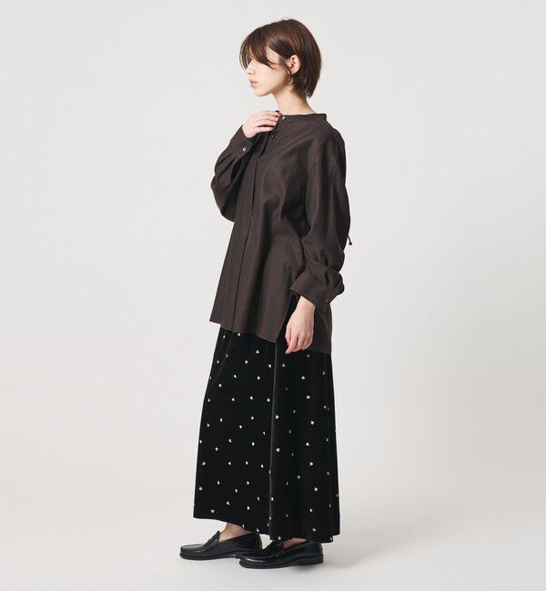 BEAUTY&YOUTH UNITED ARROWS「キュプラコットン スキッパー ブラウス」|シャツ・ブラウス|