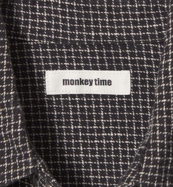 MONKEY TIME「ダメージ ネル チェック シャツ」|シャツ・ブラウス|