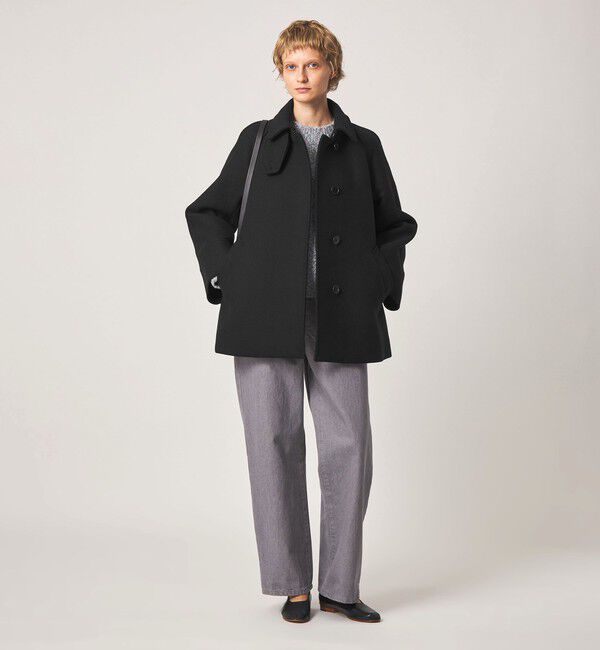 STEVEN ALAN「＜Steven Alan＞ウール カシミヤ テント ショートコート」|ステンカラーコート|