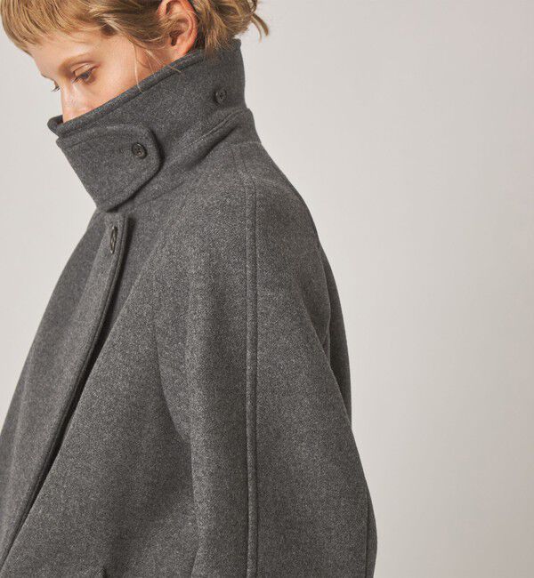 STEVEN ALAN「＜Steven Alan＞ウール カシミヤ テント ショートコート」|ステンカラーコート|