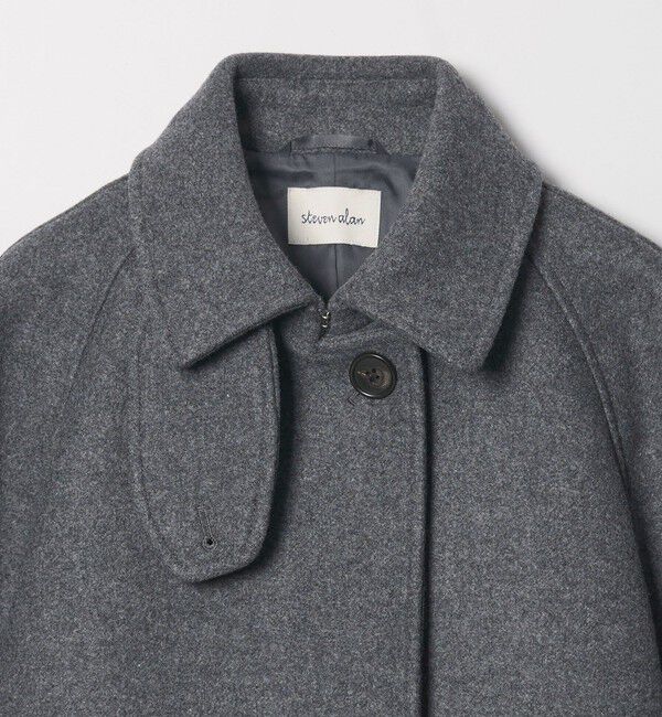 STEVEN ALAN「＜Steven Alan＞ウール カシミヤ テント ショートコート」|ステンカラーコート|