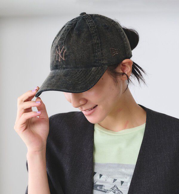 BEAUTY&YOUTH UNITED ARROWS「【別注】＜NEW ERA＞コーデュロイ ロゴ キャップ」|キャップ・キャスケット|