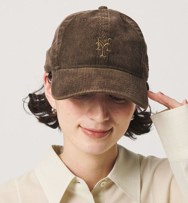 BEAUTY&YOUTH UNITED ARROWS「【別注】＜NEW ERA＞コーデュロイ ロゴ キャップ」|キャップ・キャスケット|MD.BROWN