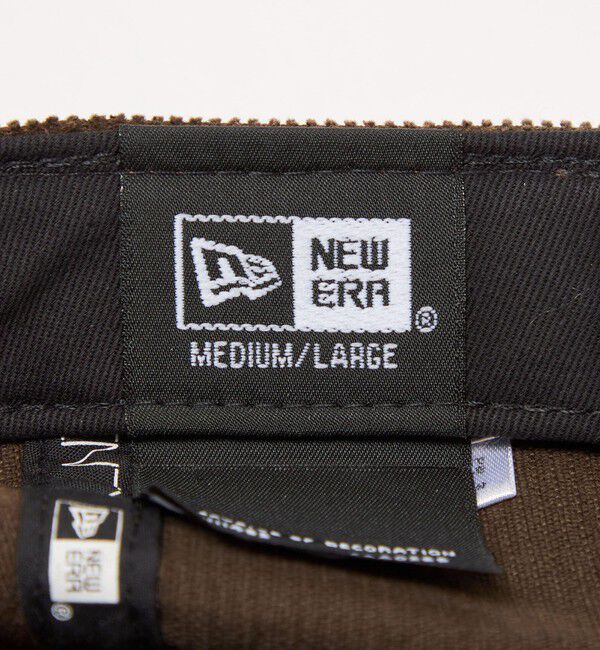 BEAUTY&YOUTH UNITED ARROWS「【別注】＜NEW ERA＞コーデュロイ ロゴ キャップ」|キャップ・キャスケット|