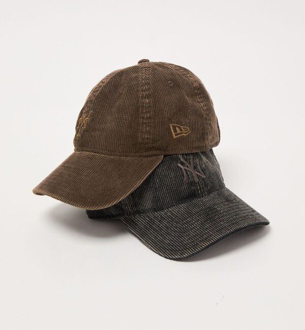 BEAUTY&YOUTH UNITED ARROWS「【別注】＜NEW ERA＞コーデュロイ ロゴ キャップ」|キャップ・キャスケット|