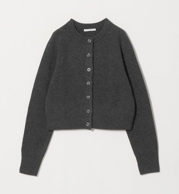BEAUTY&YOUTH UNITED ARROWS「ウール ショート ニット カーディガン」|カーディガン|DK.GRAY