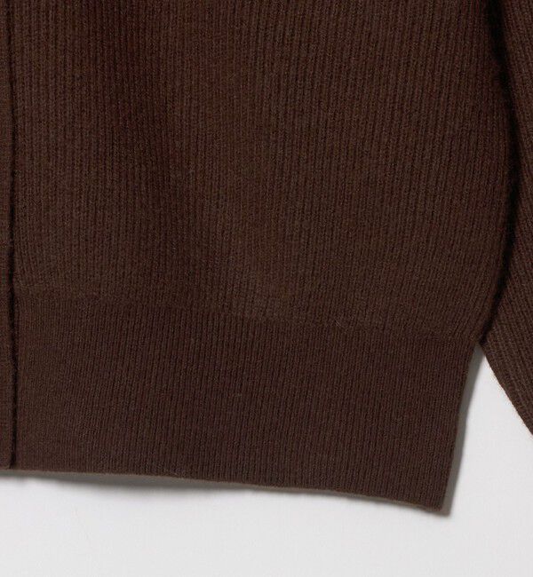 BEAUTY&YOUTH UNITED ARROWS「ウールブレンド 畦 Vネックカーディガン ウォッシャブル」|カーディガン|