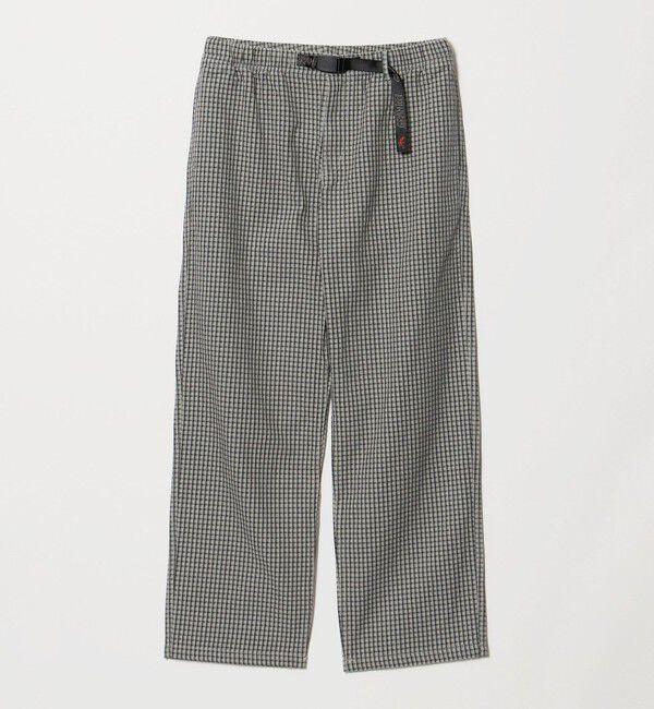 BEAUTY&YOUTH UNITED ARROWS「＜Gramicci＞ドビー プレイド ストレート パンツ」|チノ|DK.GRAY