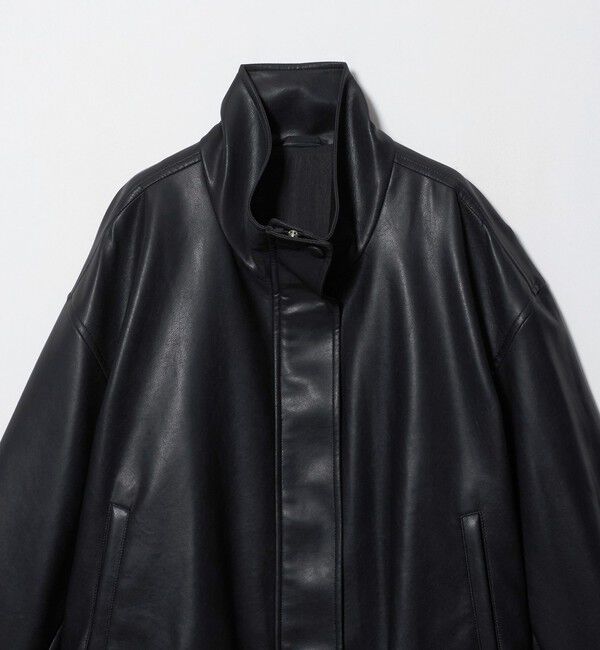 BEAUTY&YOUTH UNITED ARROWS「レザーライク スタンドカラー ブルゾン」|その他|