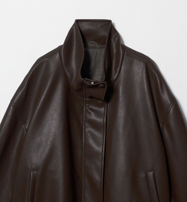 BEAUTY&YOUTH UNITED ARROWS「レザーライク スタンドカラー ブルゾン」|その他|