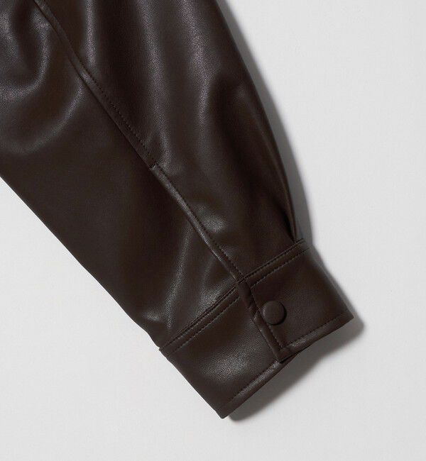 BEAUTY&YOUTH UNITED ARROWS「レザーライク スタンドカラー ブルゾン」|その他|