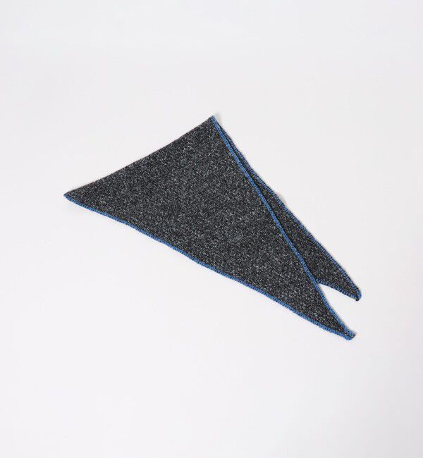 BEAUTY&YOUTH UNITED ARROWS「カガリ メランジ トライアングル マフラー」|マフラー|DK.GRAY