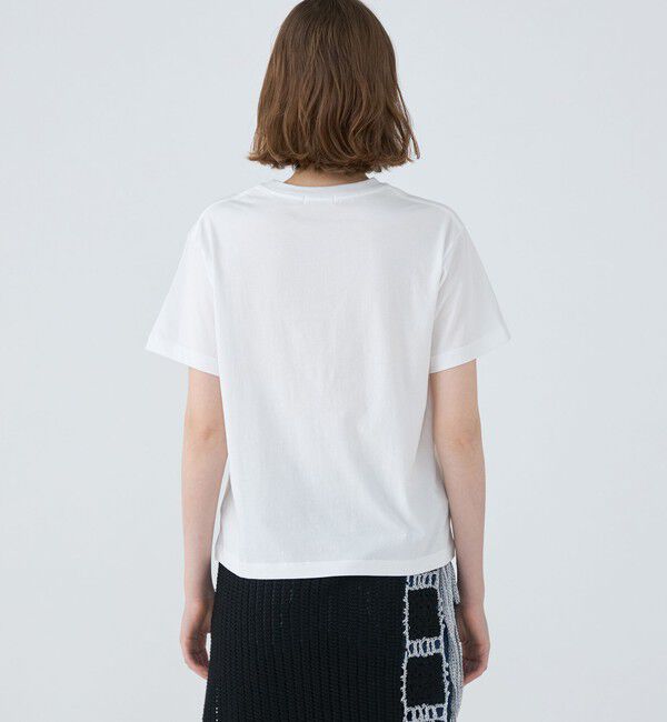 MACPHEE「コットンロゴプリント Tシャツ」|Tシャツ・カットソー|