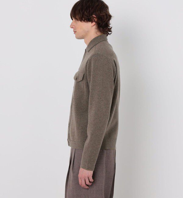 TOMORROWLAND MENS「TOMORROWLAND tricot ウールカシミヤ ミラノリブ ニットブルゾン」|ニット・セーター|
