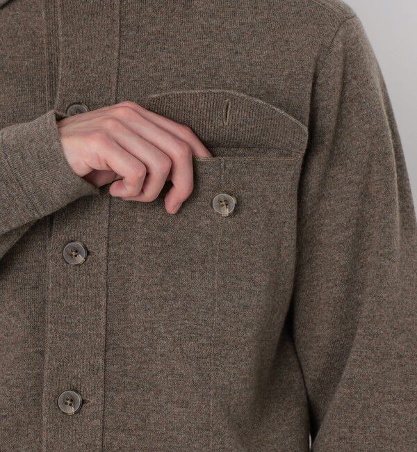 TOMORROWLAND MENS「TOMORROWLAND tricot ウールカシミヤ ミラノリブ ニットブルゾン」|ニット・セーター|