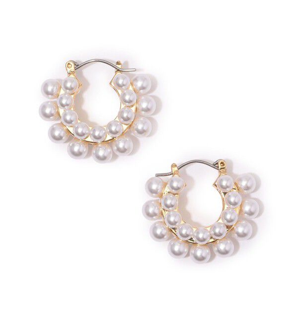 TOMORROWLAND GOODS「Kenneth Jay Lane gold/pearl ball clus ピアス」|ピアス|