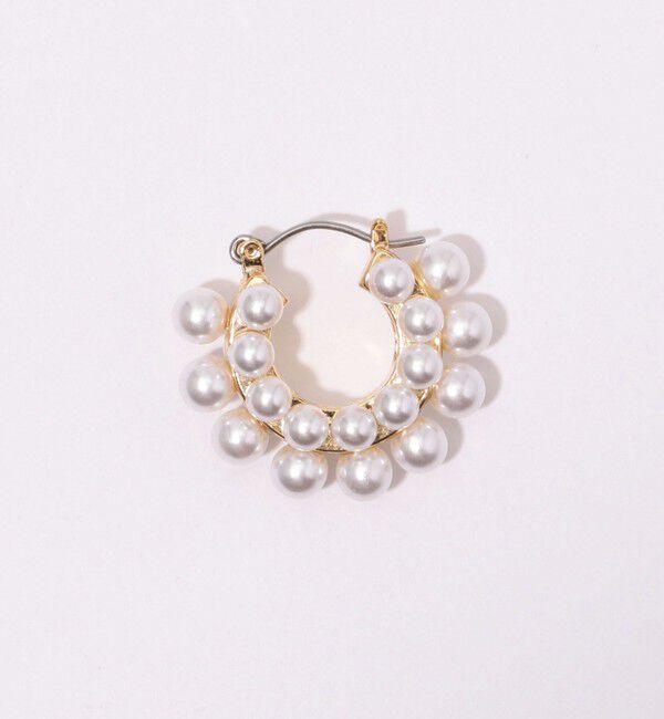 TOMORROWLAND GOODS「Kenneth Jay Lane gold/pearl ball clus ピアス」|ピアス|