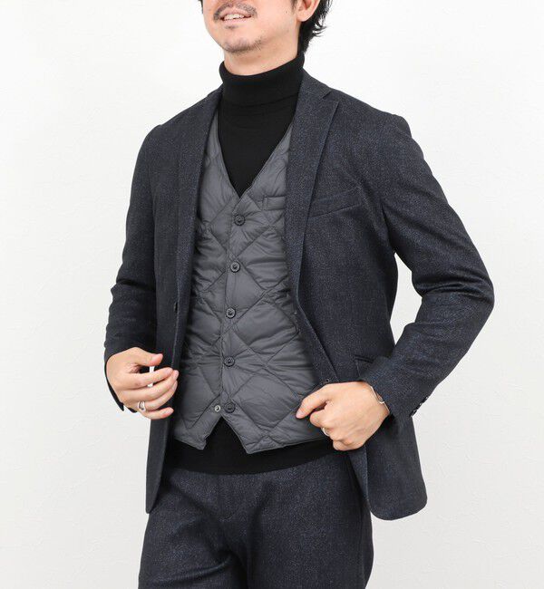 NOLLEY'S goodman「【TAION/タイオン】SINGLE SNAP BUTTON DOWN GILET 25AW」|ダウンベスト・ベスト|