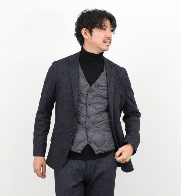 NOLLEY'S goodman「【TAION/タイオン】SINGLE SNAP BUTTON DOWN GILET 25AW」|ダウンベスト・ベスト|