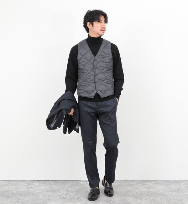 NOLLEY'S goodman「【TAION/タイオン】SINGLE SNAP BUTTON DOWN GILET 25AW」|ダウンベスト・ベスト|