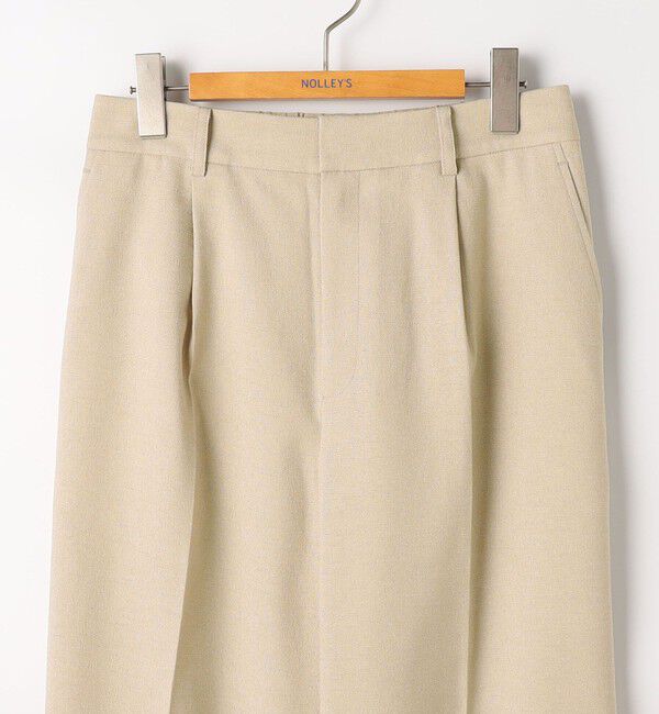 NOLLEY'S「《セットアップ対応》ウォッシャブルハイスペック麻調愛されセミワイドパンツ」|その他|