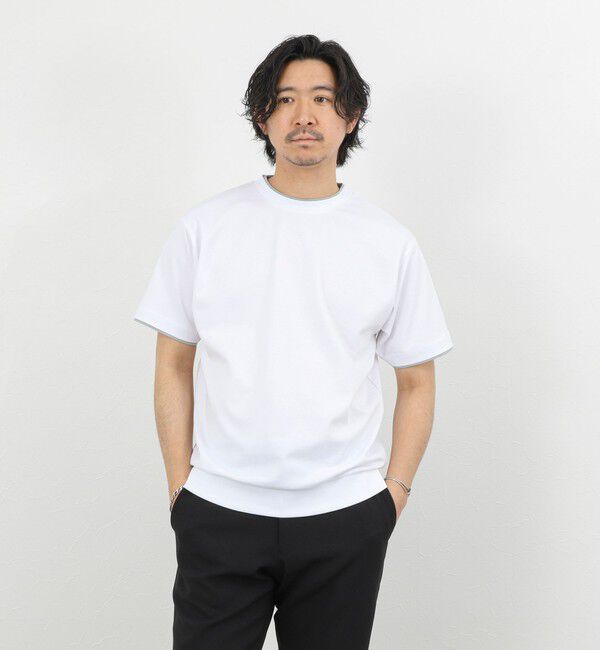 NOLLEY'S goodman「超長綿ハイゲージポンチ フェイクレイヤードTシャツ 26SS」|Tシャツ・カットソー|