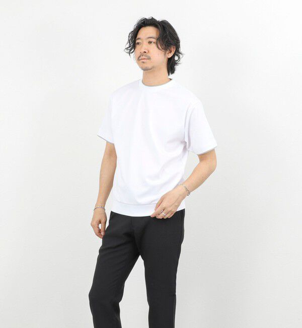 NOLLEY'S goodman「超長綿ハイゲージポンチ フェイクレイヤードTシャツ 26SS」|Tシャツ・カットソー|