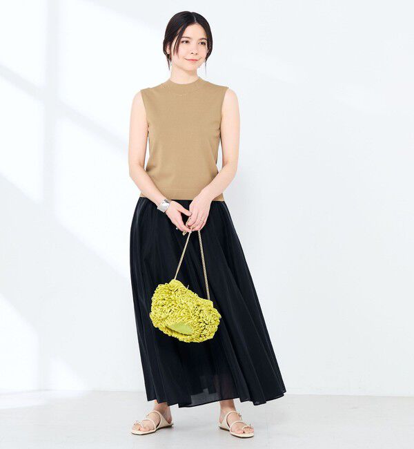 NOLLEY'S sophi「《手洗い可能》マルチファンクションハイネックノースリーブプルオーバー」|ニット・セーター|