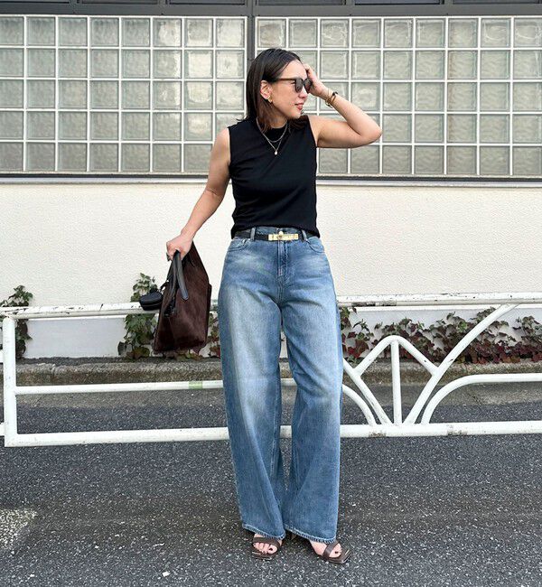 NOLLEY'S sophi「《手洗い可能》マルチファンクションハイネックノースリーブプルオーバー」|ニット・セーター|