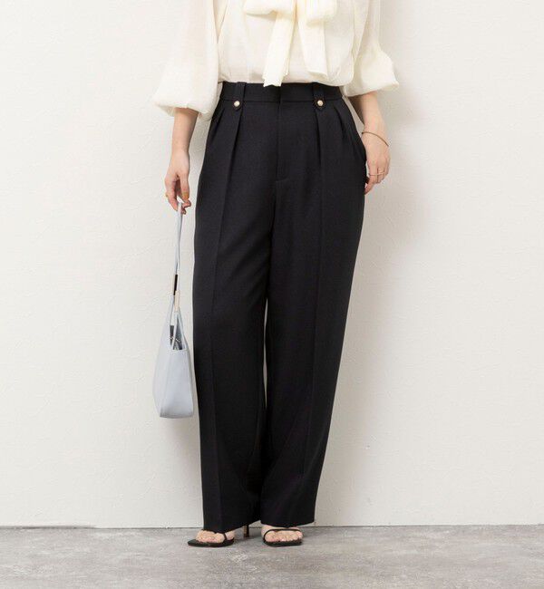 NOLLEY'S sophi「《セットアップ対応》シャークワイドパンツ」|その他|ネイビー