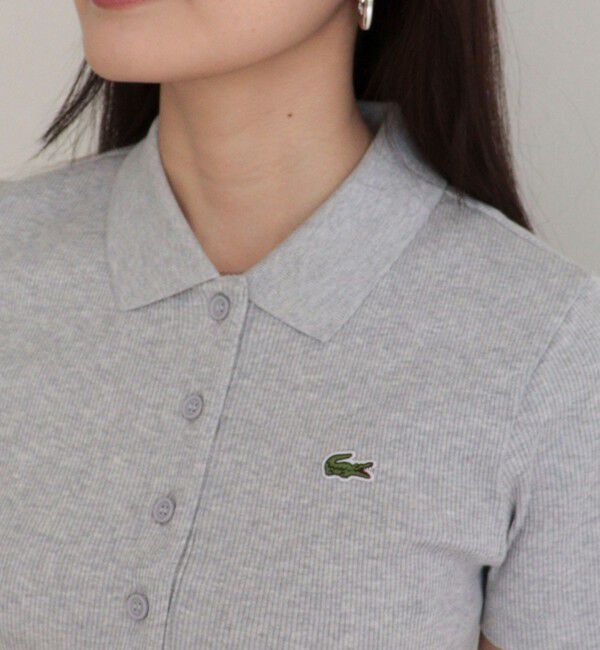 fredy emue「【LACOSTE/ラコステ】ワンポイントリブポロシャツ」|ポロシャツ|