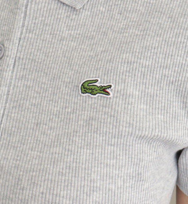 fredy emue「【LACOSTE/ラコステ】ワンポイントリブポロシャツ」|ポロシャツ|