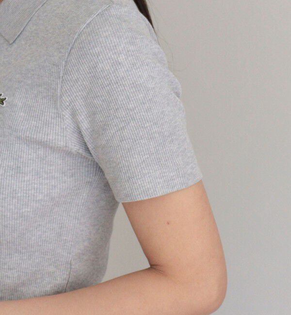 fredy emue「【LACOSTE/ラコステ】ワンポイントリブポロシャツ」|ポロシャツ|