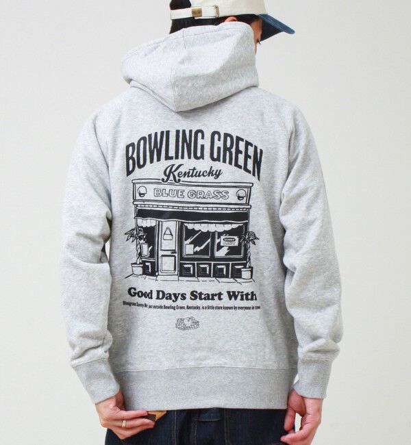 GLOSTER「【BLUE GLASS】BENNYS MORNING HOODIE」|パーカー|グレー